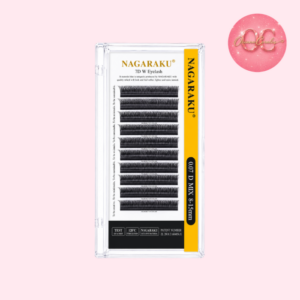 Nagaraku 7D W Eyelash 0.07 D MIX 8-15mm