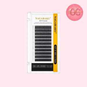 Nagaraku 8D W Eyelash 0.07 D MIX 8-15mm