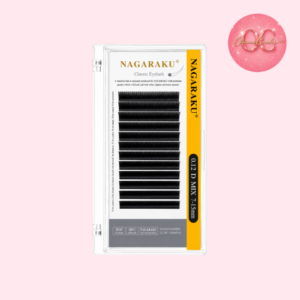 Nagaraku Classic Eyelash 0.12 D MIX 7-15mm