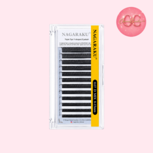 Nagaraku Triple Tips Y-Shaped Eyelash 0.07 D MIX 8-15mm