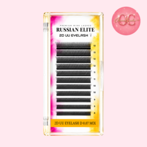 Russian 2D UU Eyelash D 0.07 MIX