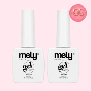 Esmalte Blanco y Negro c/u Mely 12ml